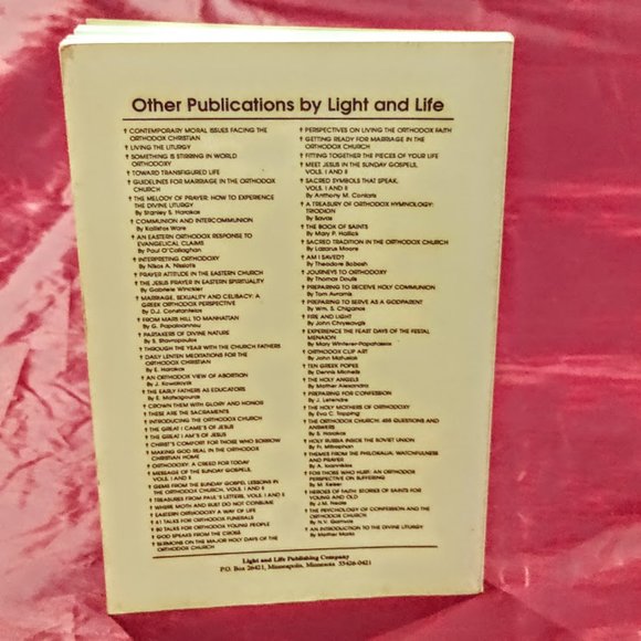 The Orthodox Church by Anthony M. Coniaris - Picture 2 of 3